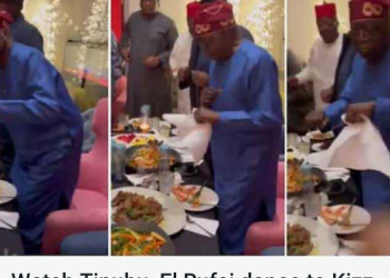 Tinubu, El – Rufai Dance To Kizz Daniel’s ‘Buga’ Hit Song