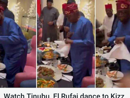 Tinubu, El – Rufai Dance To Kizz Daniel’s ‘Buga’ Hit Song