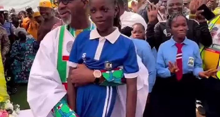 School Pupils Seek Abiodun’s Re-election As Governor Takes Campaign To Odeda LGA