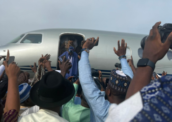 President – Elect, Asiwaju Bola Tinubu Returns To Nigeria