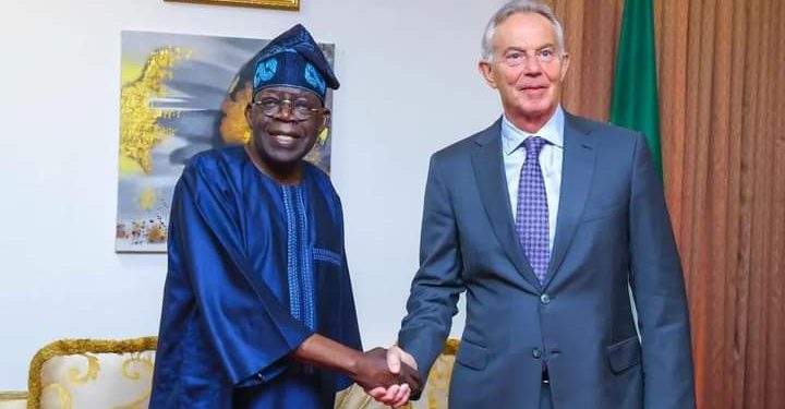 Ex-UK Prime Minister Blair Visits Tinubu, Pledges Support For Incoming Administration