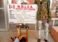 NDLEA Intercepts Explosives Going To Bandits, Arrests Cameroonian In Nigerian Military Uniform