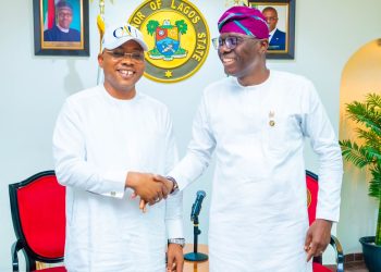 Kogi Guber Poll: Sanwo-Olu Receives Ododo In Lagos, Says Entire APC Family’ll Work For His Victory