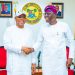 Kogi Guber Poll: Sanwo-Olu Receives Ododo In Lagos, Says Entire APC Family’ll Work For His Victory