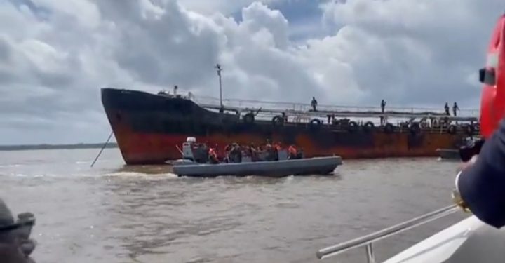 Private Security Intercepts 800,000 Litres Capacity Vessel Heading To Cameroon With Stolen Crude Oil