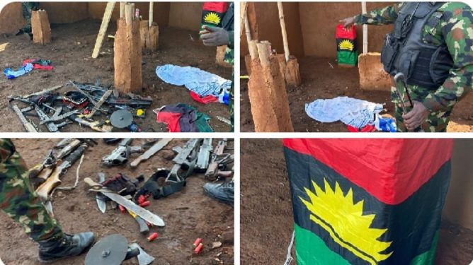Troops, DSS Sack IPOB/ESN Enclave In Delta, Capture Fighters, Fire Arms 