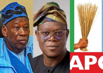 Ganduje, Senator Basiru Emerge National Chairman, Secretary Of APC