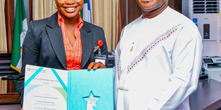 Gov Bello Awards Scholarship To Cambridge Examinations Best Student, Oluwabukolami