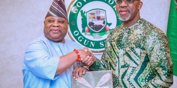 Governor Abiodun Receives Adeleke, Seeks Joint Ogun/Osun Cultural Festival