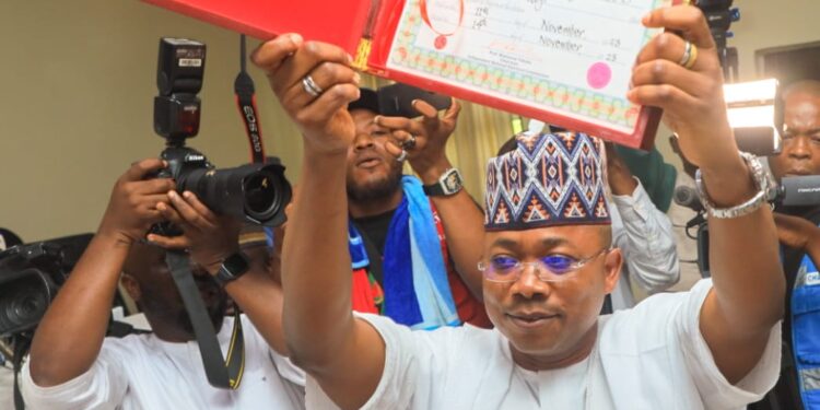 INEC Presents Certificates Of Return To Ododo, Deputy