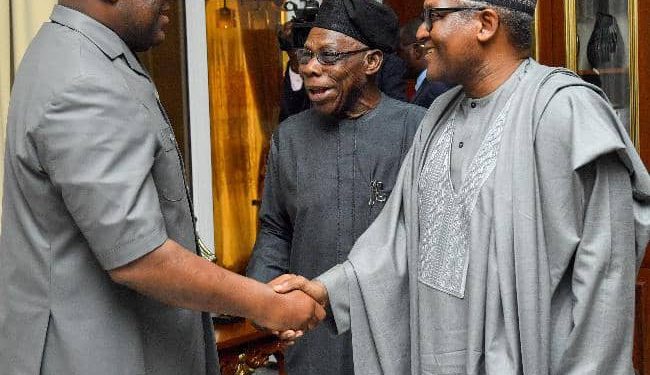 Mining, Agribusiness: Obasanjo, Dangote In Kinshasa, Meet DRC President Tshisekedi
