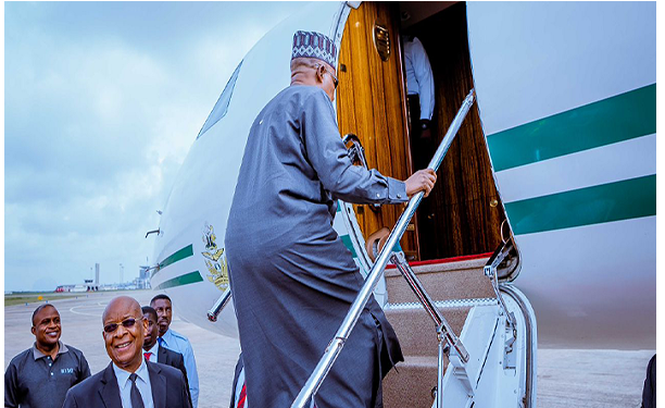 AFCON: Shettima Leaves Abuja For Abidjan To Inspire Super Eagles 