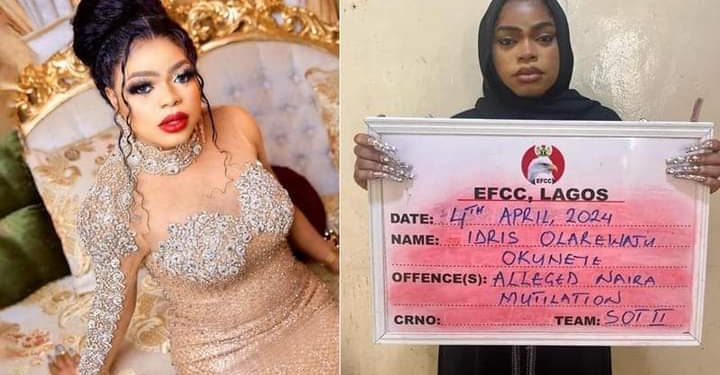 Naira Abuse: Bobrisky To Spend 6 Months In Jail Without Option Of Fine – Court