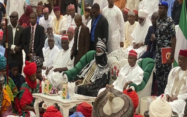 Despite Restraining Order, Gov Yusuf Presents Appointment Letter To Sanusi