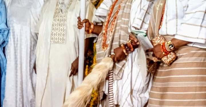 Abiodun Presents Staff Of Office To Kobowore Of Odo-Jobore