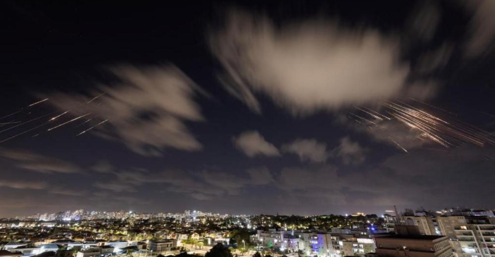 Flames, Loud Explosions As Iran Rains Multiple Missiles On Israeli Cities