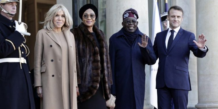 Macron Welcomes Tinubu To France