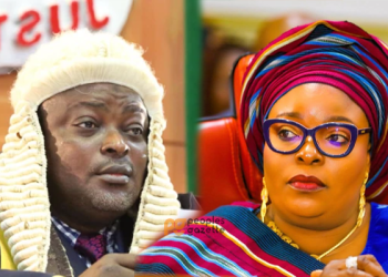 Ex – Speaker Obasa Storms Lagos Assembly, Takes Over Meranda’s Office As Her Security Escorts Leave