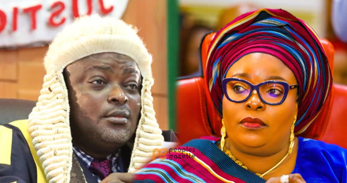 Ex – Speaker Obasa Storms Lagos Assembly, Takes Over Meranda’s Office As Her Security Escorts Leave