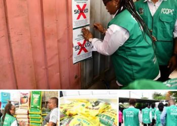 FCCPC Seals Shops Engaged in Deceptive Rice Rebagging In Utako Abuja Market