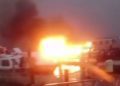 Many Injured As Lagos Boat Explodes Into Huge Flames