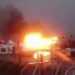 Many Injured As Lagos Boat Explodes Into Huge Flames 