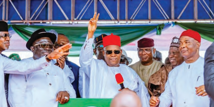 APC Moves To Take Over South – South As Shettima Receives Gov Oborevwori, Delta PDP Structure