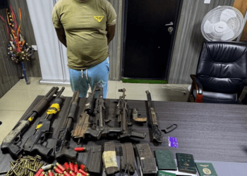 Wanted Lagos Assassin Arrested In Ogun, 9 Sophisticated Firearms Recovered