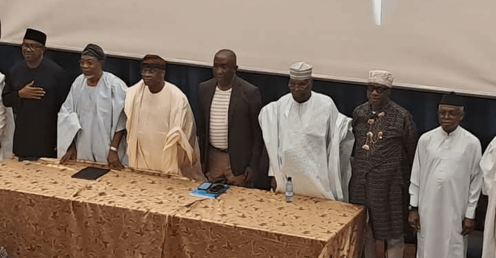 Ralph Nwosu, Other ADC Leaders Stepped Down For Mark, Aregbesola