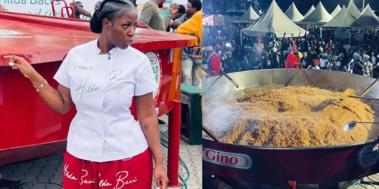 Hilda Baci Bags Guinness World Record For Largest Pot Of Jollof Rice