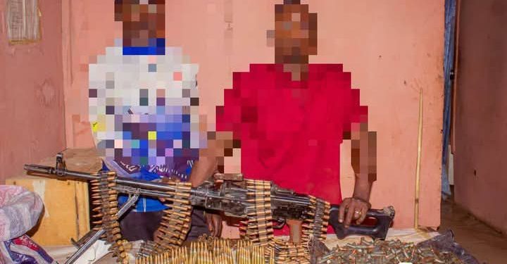 Police Recover GPMG, 1,295 Ammunition From Suspected Gunrunners In Katsina