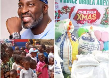 Prince Adeyemi-Oriola Hosts Grand Christmas Party For Children 