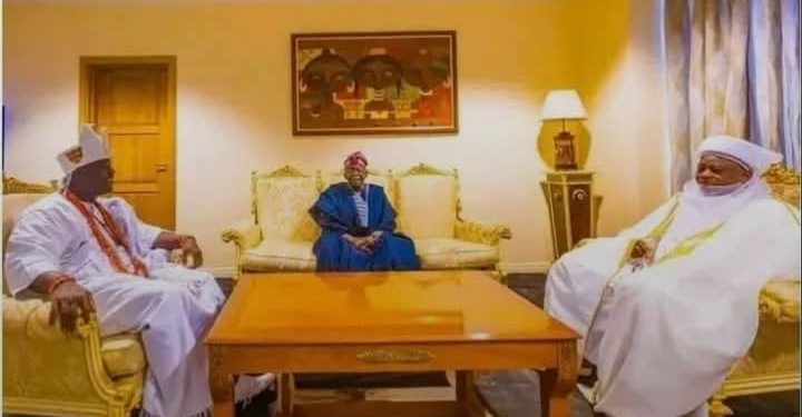 Did Tinubu Trick Ndigbo Into Making the Ooni of Ife the Permanent Chairman Of Southern Traditional Rulers?