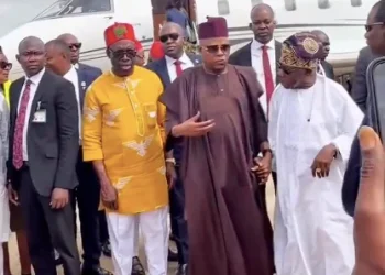 Heavyweights Storm Awka As Shettima, Obasanjo, Jonathan Grace Soludo’s Second-Term Swearing-In