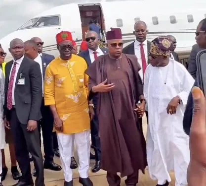 Heavyweights Storm Awka As Shettima, Obasanjo, Jonathan Grace Soludo’s Second-Term Swearing-In