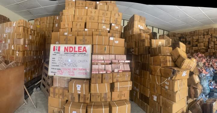 NDLEA Busts Lagos Drug Warehouses, Recovers ₦16,9bn Worth of Opioids