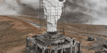 Amid Conflict, Lebanon Installs One of the Region’s Largest Statues of Christ