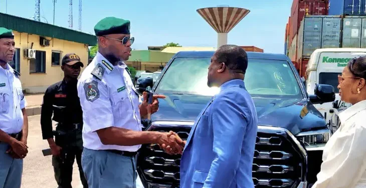 Nigeria Customs Hands Over Stolen Luxury Cars Smuggled From Canada