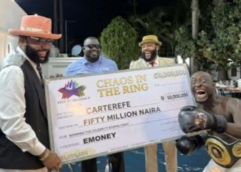 “Bring Wizkid To The Ring” — Carter Efe Calls Out Singer After Receiving ₦50m Prize For Defeating Portable