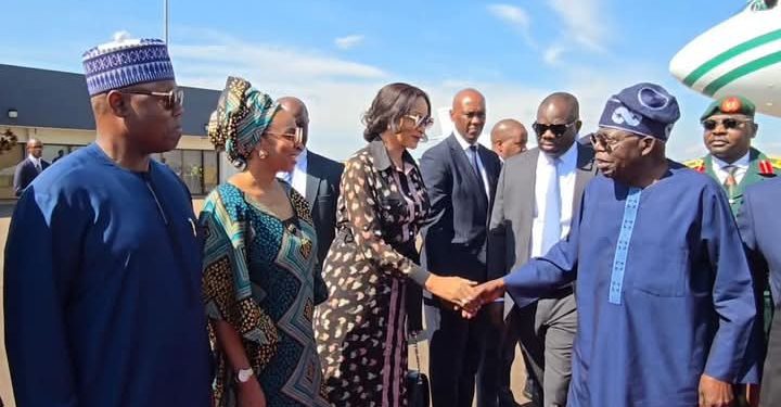 Tinubu Lands In Kigali For Africa CEO Forum, Set To Defend Nigeria’s Reform Agenda