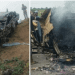4 NYSC Members, Soldier Burnt Alive In Adamawa Crash Involving Military Truck