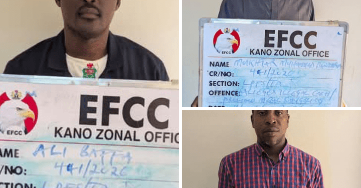 EFCC Nabs AVSEC Officer, Two Others Over Alleged N4.4bn Gold Smuggling At Kano Airport