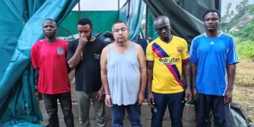 NDLEA Busts Multi-Billion Naira Meth Lab in Oyo Forest, Arrests Mexican ‘Drug Cook,’ 4 Nigerians 
