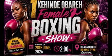 Obareh Champions Girl-Child Education, Women’s Health as Female Boxing Stars Shine in Lagos