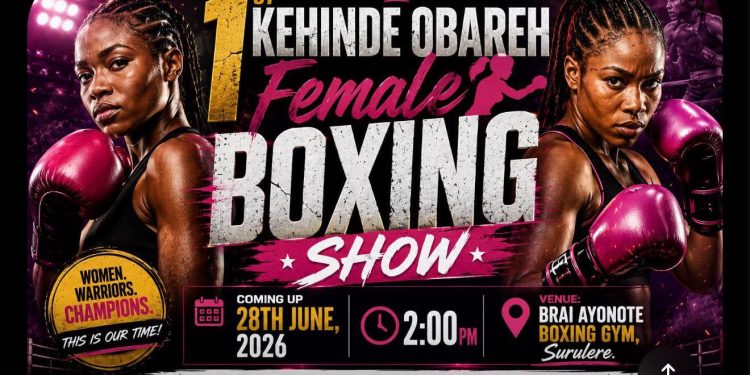 Obareh Champions Girl-Child Education, Women’s Health as Female Boxing Stars Shine in Lagos