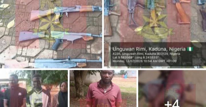 Troops Bust Suspected Arms Trafficking Ring, Seize Seven Illegal Firearms in Kaduna