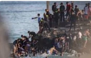Spain Deploys Troops as 60,000 Migrants Flood Ceuta from Morocco, Dozens Die