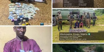 Troops Arrest Fleeing Kidnap Commander, Recover 4 AK – 47s, Cash in Enugu