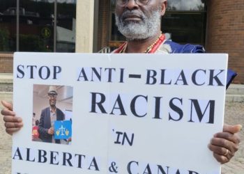 ‘I’ve Experienced It’: Ex – Nigerian Editor Stages One – Man Protest Over Anti-Black Racism in Canada 