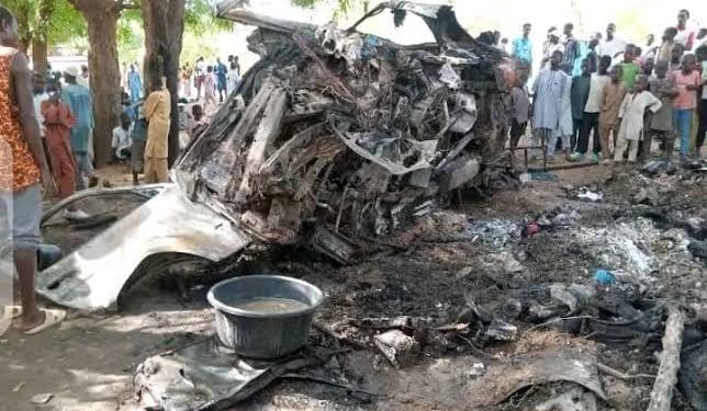 Nine Burnt to Death, Eight Injured in Bauchi-Maiduguri Highway Crash